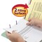 Smead Top-Tab Folder, 2 Fasteners, 3" Exp, Letter, 25/BX, Gray Green PK SMD14944 - alternate 1